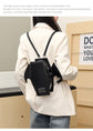 Rose Red Gothic Coffin Bat Wing Convertible Crossbody Bag - Punk PU Leather Shoulder Purse & Mini Backpack