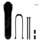 Style E Black Lightweight Bicycle Rear Mudguard - Adjustable PP5 Fender for MTB, Road & Folding Bikes (NOT for V-Brakes)
