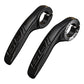 Black Ultralight Ergonomic Bike Bar Ends - High-Strength Composite Horn Grips (22.2mm)