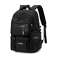 Black Large Capacity Student Backpack - Durable Oxford Cloth School Bag with Laptop Compartment & Multiple Pockets