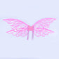 Pink Enchanting Iridescent Fairy Wings - Sparkle Butterfly Elf Wings for Costume Parties, Cosplay & Dress-Up Fun