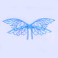 Blue Enchanting Iridescent Fairy Wings - Sparkle Butterfly Elf Wings for Costume Parties, Cosplay & Dress-Up Fun