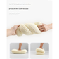 Green Reversible Memory Foam Travel Pillow - All-Season Comfort Neck Support for Deep Sleep & Portability