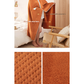 200*230CM Green Ultra-Soft Dual-Sided Waffle & Plush Fleece Blanket - Large Cozy Throw for Bed & Sofa