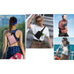 Black Compact Waterproof Sling Bag - Unisex Mini Crossbody Chest Pack with Adjustable Reversible Strap
