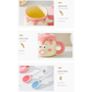 Pink Adorable Cartoon Character Ceramic Mug Set - 420ml with Fun Cake Design Lid & Matching Spoon - Perfect Gift
