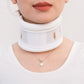 Size M White Adjustable Cervical Collar Neck Brace - Breathable Support for Pain Relief & Posture