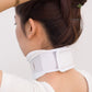 Size M White Adjustable Cervical Collar Neck Brace - Breathable Support for Pain Relief & Posture