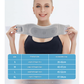Size M Grey Ergonomic Neck Support Brace - Soft Cervical Collar for Posture Correction and Pain Relief