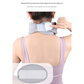 Grey Ergonomic Neck Support Brace - Adjustable Soft Cervical Collar for Posture Correction