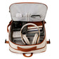 Grey Expandable Laptop Backpack with USB Port - Stylish Travel & Business Daypack