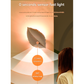 White RGB Color-Changing Leaf LED Night Light - Wireless Motion Sensor Wall Lamp with Remote Control for Ambiance Lighting