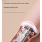 White Portable Cordless Hair Curler - USB-C Rechargeable Automatic Hair Waver with Ceramic Barrel & Anti-Scald Design