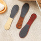 Khaki Professional Pedicure Foot File 10-Pack - Double-Sided Callus Remover with Wooden Handle