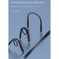 Black Hands-Free LED Neck Reading Light - USB Rechargeable with 3 Color & Brightness Modes, Flexible Gooseneck for Books, Crafts & Knitting