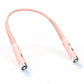Pink Hands-Free LED Neck Reading Light - USB Rechargeable with 3 Color & Brightness Modes, Flexible Gooseneck for Books, Crafts & Knitting