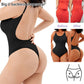 2 Pcs Size XL Black Seamless Backless Bodysuit Shapewear - Deep U-Plunge Tummy Control Thong Shaper