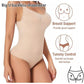 2 Pcs Size XXL Black Seamless Backless Bodysuit Shapewear - Deep U-Plunge Tummy Control Thong Shaper
