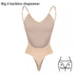 2 Pcs Size XXL Black Seamless Backless Bodysuit Shapewear - Deep U-Plunge Tummy Control Thong Shaper