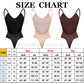 2 Pcs Size M Skin Color Seamless Backless Bodysuit Shapewear - Deep U-Plunge Tummy Control Thong Shaper