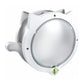 White 4-Way Locking Cat Flap Door - Pet Entry Portal for Interior Doors, Walls & Cabinets