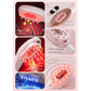 Black Rechargeable Electric Scalp Massager with Red & Blue Light Therapy - Hair Oil & Serum Applicator Comb(Not containing essential oils)