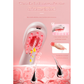 Black Rechargeable Electric Scalp Massager with Red & Blue Light Therapy - Hair Oil & Serum Applicator Comb(Not containing essential oils)