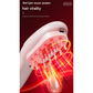 Black Rechargeable Electric Scalp Massager with Red & Blue Light Therapy - Hair Oil & Serum Applicator Comb(Not containing essential oils)