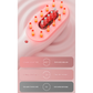 Black Rechargeable Electric Scalp Massager with Red & Blue Light Therapy - Hair Oil & Serum Applicator Comb(Not containing essential oils)