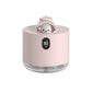 Pink Adorable Space Capsule Humidifier - Portable USB Cool Mist Maker with LED Display & Ambient Night Light