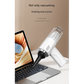 White 2-in-1 Cordless Handheld Vacuum and Air Blower - Portable & Lightweight Cleaner for Car, Home, and Pet Hair
