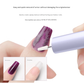 Purple Professional Electric Nail File Kit - Portable USB-C Rechargeable Manicure Drill with 6 Speeds & 5 Heads