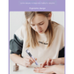 Purple Professional Electric Nail File Kit - Portable USB-C Rechargeable Manicure Drill with 6 Speeds & 5 Heads