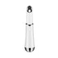 White Sonic Eye & Lip Massager with Red & Blue Light Therapy - Heated Vibrating Wand for Puffiness and Wrinkles