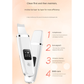 White Professional 4-in-1 Ultrasonic Skin Scrubber - Deep Pore Cleanser, Blackhead Remover & EMS Facial Lifting Tool