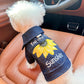 XL Around 16kg Sunshine Roll Denim Chic Denim Pet Vest - Stylish Jean Jacket for Dogs & Cats - Spring, Summer & Autumn Fashion