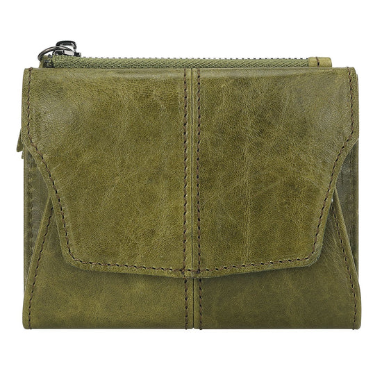 Green Genuine Leather Women&