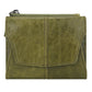 Green Genuine Leather Women&