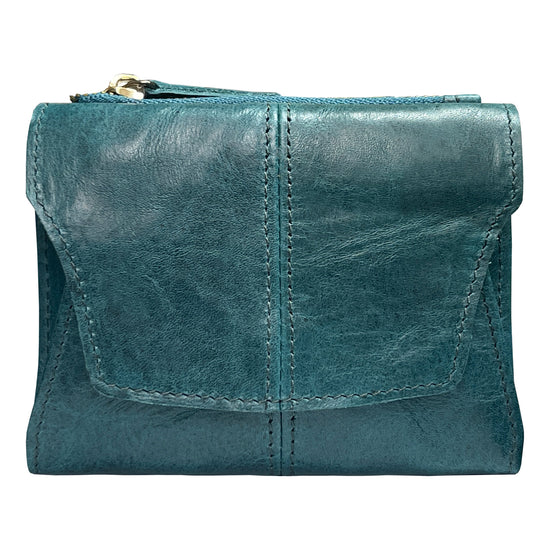 Blue Genuine Leather Women&