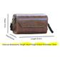 Black PU Leather Camera Bag for Fujifilm X Canon G Olympus PEN - Compact Vintage Design