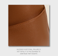 Black Retro PU Leather Tote Bag for Women - Casual Single Shoulder Crossbody Bag