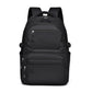 Black Trendy Korean-Style Large-Capacity Backpack for Women - 14" Laptop Travel Bag