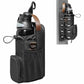 Waterproof Fitness Water Bottle Holder Bag with Adjustable Strap - Black Gym Crossbody
