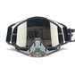 Grey Frame With Mercury Flakes Motocross Goggles - Durable Off-Road Motorcycle Riding Eye Protection with Lens
