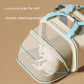 Stylish Portable Pet Backpack - Spacious Pet Carrier with Anti-Stress Design