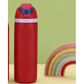 Red 32oz 304 Stainless Steel Insulated Water Bottle - Dual-Drink Pop-Up Lid