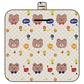 Cute Bow Tie Bear Thick Waterproof Foldable Picnic Mat - 150x200cm for Camping & Beach