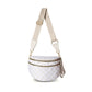 Beige Checkered Trendy Sling Bag - Women&