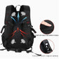 Grey 40L Large Capacity Travel Backpack - Water-Resistant Hiking Rucksack with USB Charging Port
