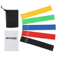 Multicolor 2PCS Premium Resistance Loop Bands Set of 5 - Fitness Exercise Bands for Legs, Glutes, and Strength Training with Carry Bag